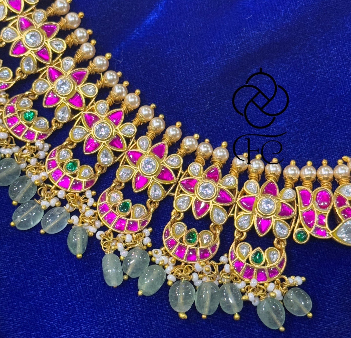 Jadau kundan necklace