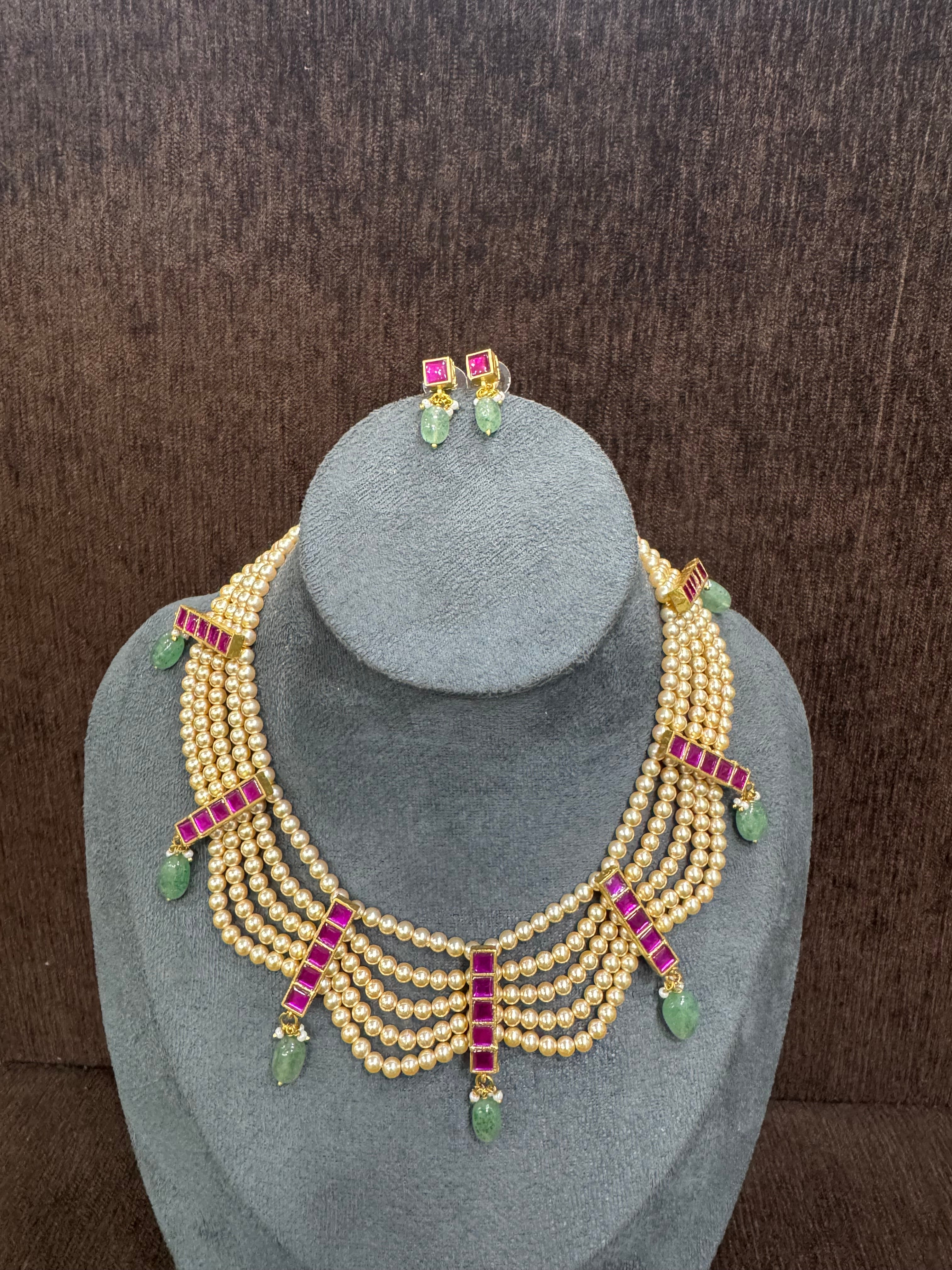 Swarovski Kundan necklace