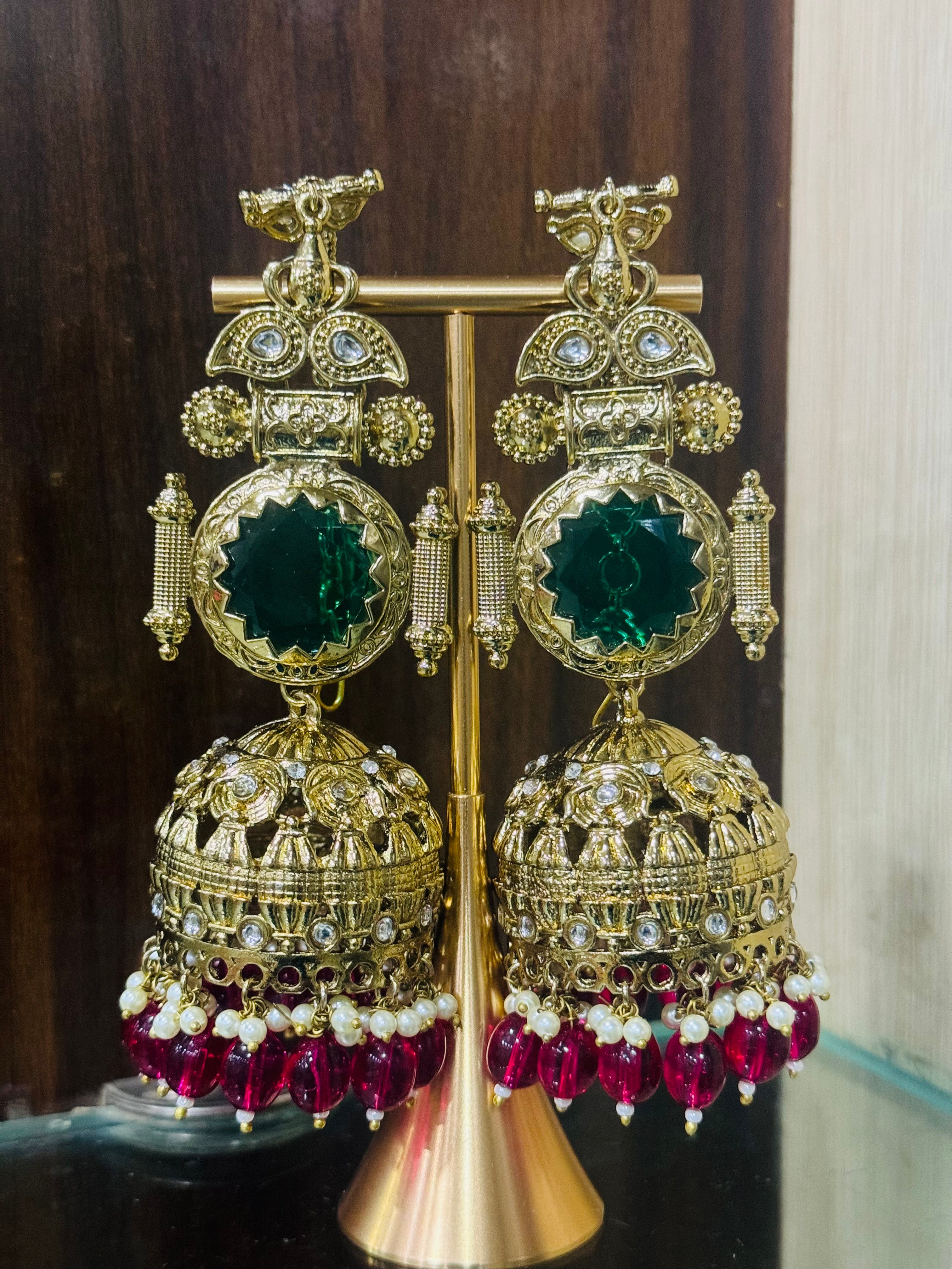 Jumbo  Kundan jumkas